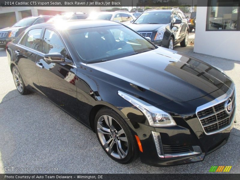 Black Raven / Jet Black/Jet Black 2014 Cadillac CTS Vsport Sedan