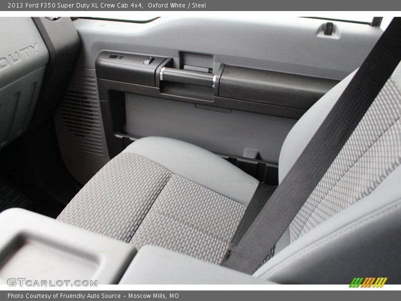 Oxford White / Steel 2013 Ford F350 Super Duty XL Crew Cab 4x4