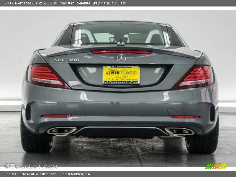 Selenite Grey Metallic / Black 2017 Mercedes-Benz SLC 300 Roadster