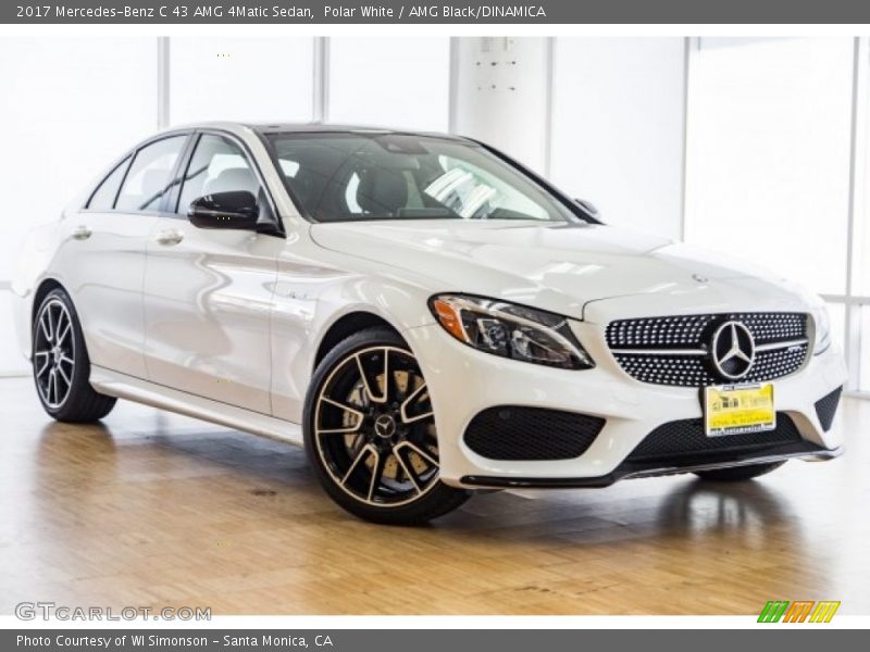 Polar White / AMG Black/DINAMICA 2017 Mercedes-Benz C 43 AMG 4Matic Sedan