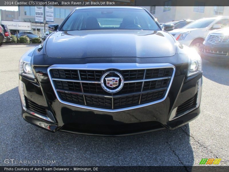 Black Raven / Jet Black/Jet Black 2014 Cadillac CTS Vsport Sedan