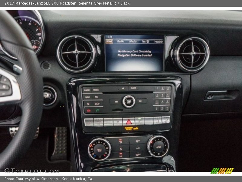 Controls of 2017 SLC 300 Roadster