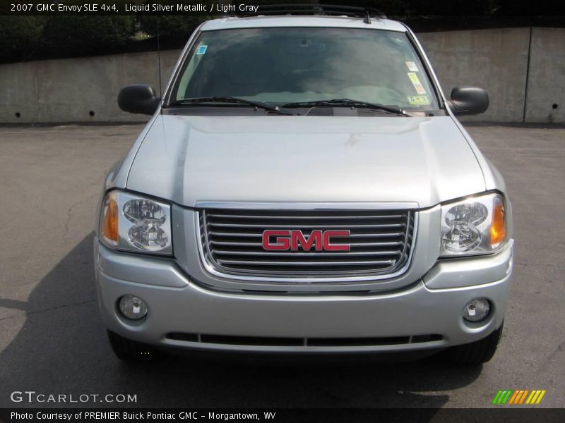 Liquid Silver Metallic / Light Gray 2007 GMC Envoy SLE 4x4