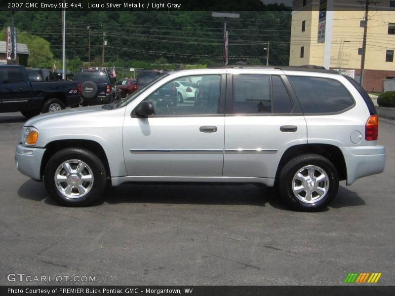 Liquid Silver Metallic / Light Gray 2007 GMC Envoy SLE 4x4
