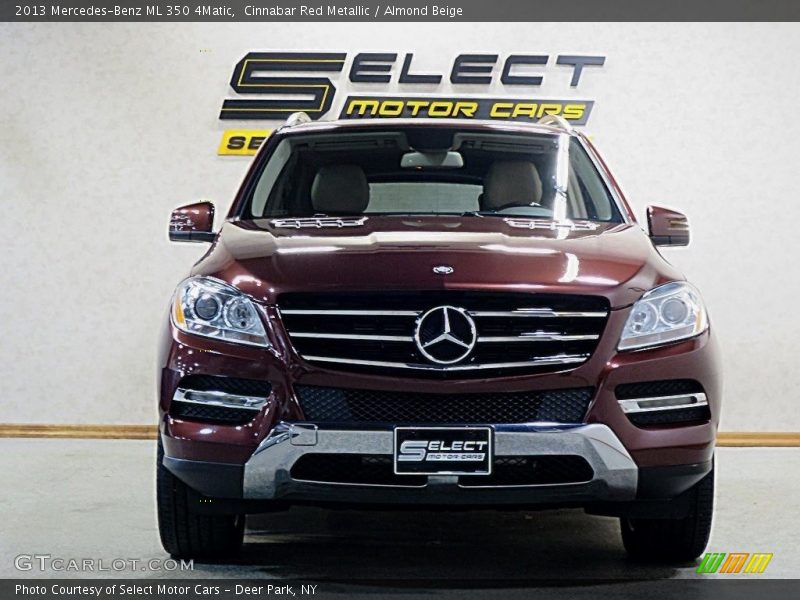 Cinnabar Red Metallic / Almond Beige 2013 Mercedes-Benz ML 350 4Matic