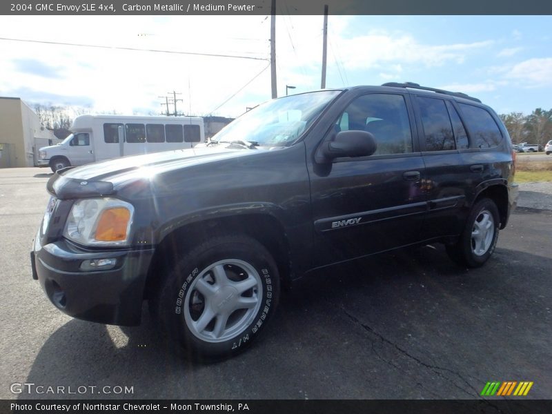 Carbon Metallic / Medium Pewter 2004 GMC Envoy SLE 4x4