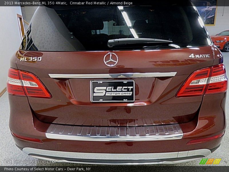 Cinnabar Red Metallic / Almond Beige 2013 Mercedes-Benz ML 350 4Matic