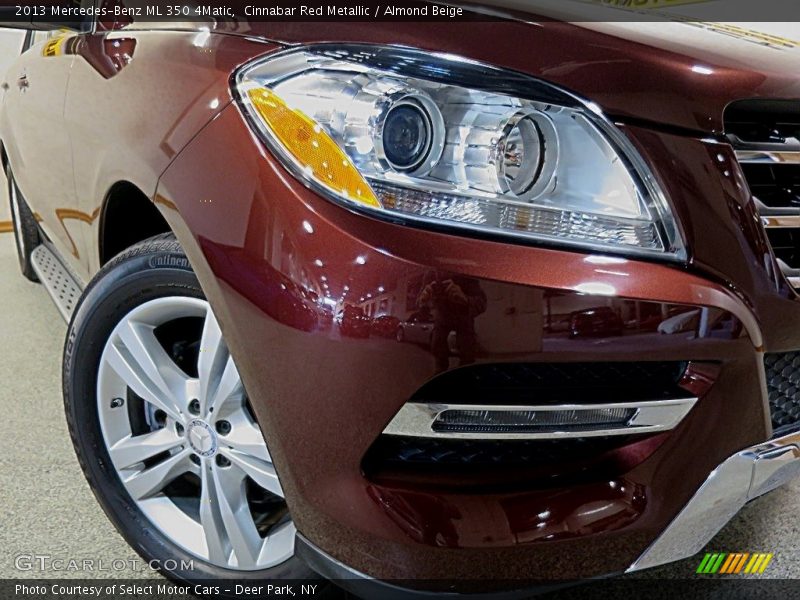 Cinnabar Red Metallic / Almond Beige 2013 Mercedes-Benz ML 350 4Matic