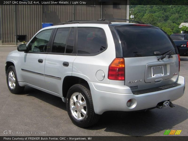 Liquid Silver Metallic / Light Gray 2007 GMC Envoy SLE 4x4