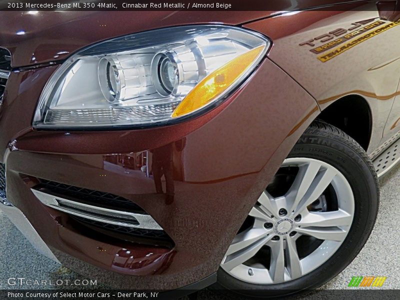 Cinnabar Red Metallic / Almond Beige 2013 Mercedes-Benz ML 350 4Matic