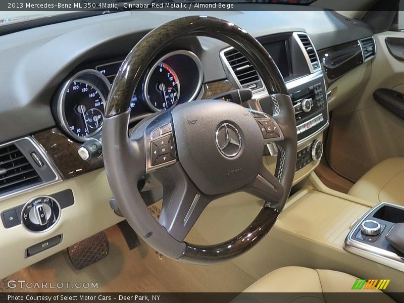 Cinnabar Red Metallic / Almond Beige 2013 Mercedes-Benz ML 350 4Matic