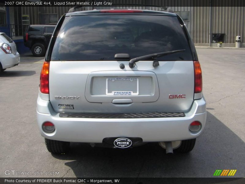 Liquid Silver Metallic / Light Gray 2007 GMC Envoy SLE 4x4