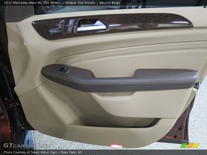 Cinnabar Red Metallic / Almond Beige 2013 Mercedes-Benz ML 350 4Matic