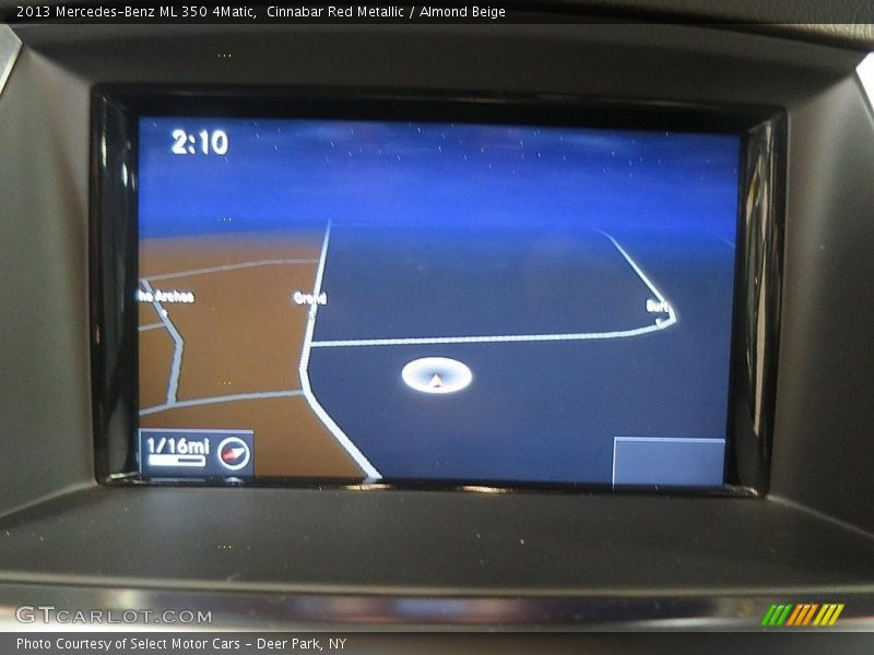 Cinnabar Red Metallic / Almond Beige 2013 Mercedes-Benz ML 350 4Matic