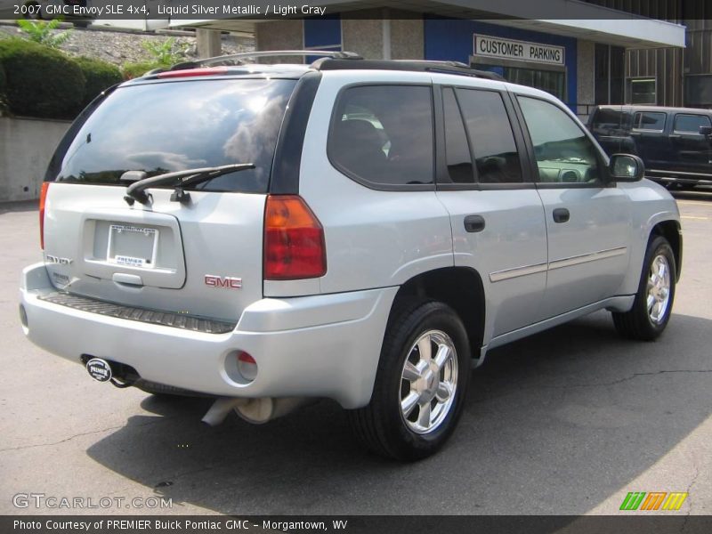 Liquid Silver Metallic / Light Gray 2007 GMC Envoy SLE 4x4