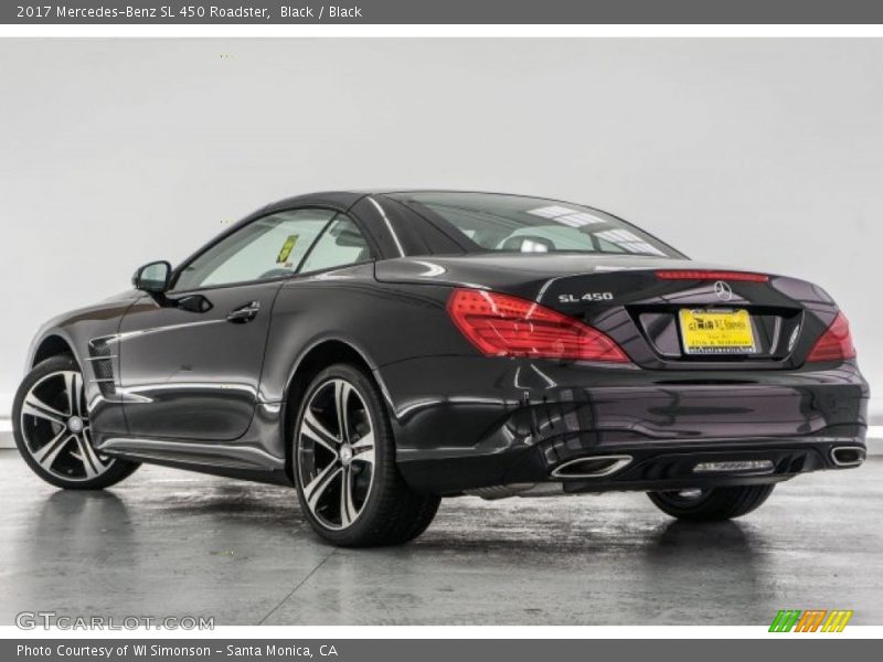 Black / Black 2017 Mercedes-Benz SL 450 Roadster