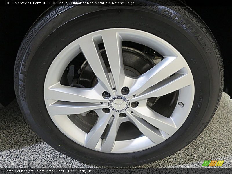 Cinnabar Red Metallic / Almond Beige 2013 Mercedes-Benz ML 350 4Matic