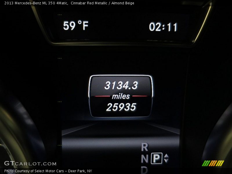 Cinnabar Red Metallic / Almond Beige 2013 Mercedes-Benz ML 350 4Matic