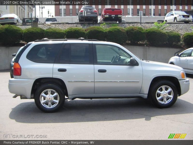 Liquid Silver Metallic / Light Gray 2007 GMC Envoy SLE 4x4