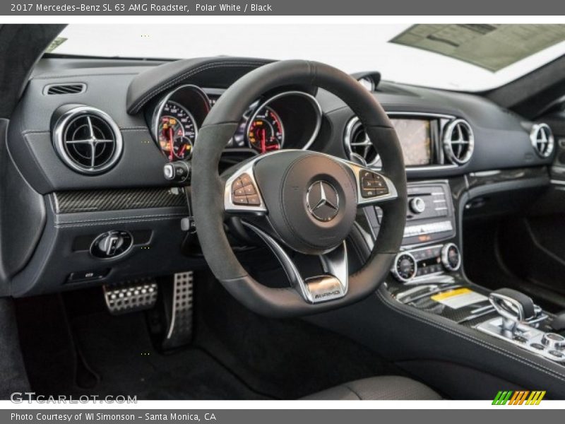 Dashboard of 2017 SL 63 AMG Roadster