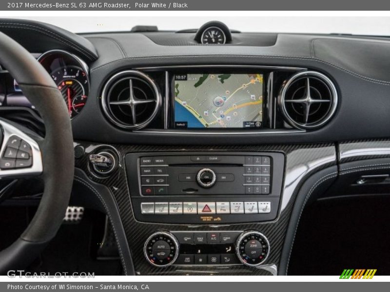 Controls of 2017 SL 63 AMG Roadster