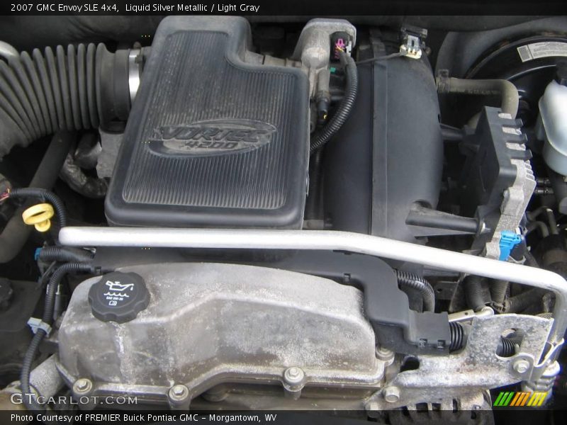 Liquid Silver Metallic / Light Gray 2007 GMC Envoy SLE 4x4