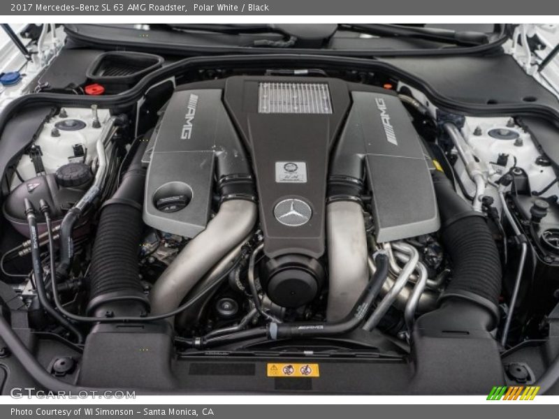  2017 SL 63 AMG Roadster Engine - 5.5 Liter AMG biturbo DOHC 32-Valve VVT V8