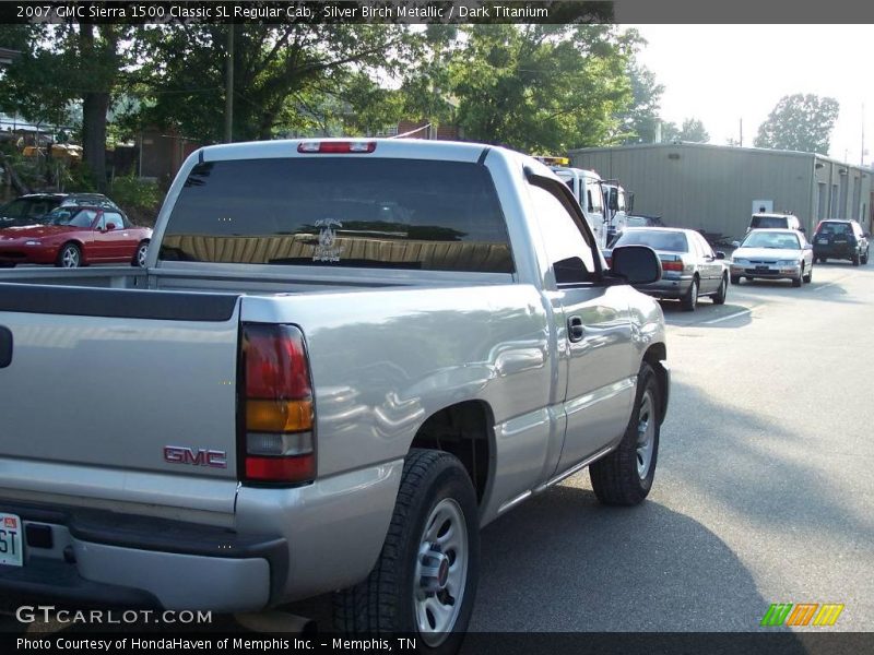 Silver Birch Metallic / Dark Titanium 2007 GMC Sierra 1500 Classic SL Regular Cab