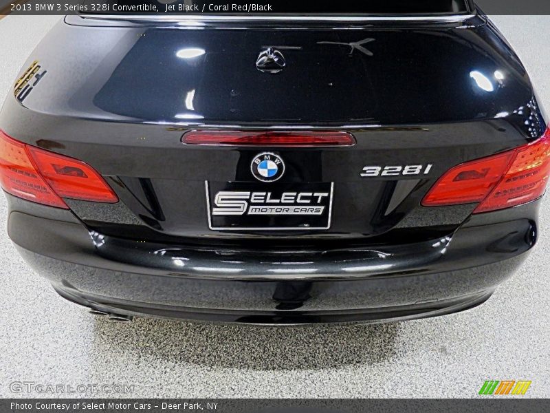 Jet Black / Coral Red/Black 2013 BMW 3 Series 328i Convertible