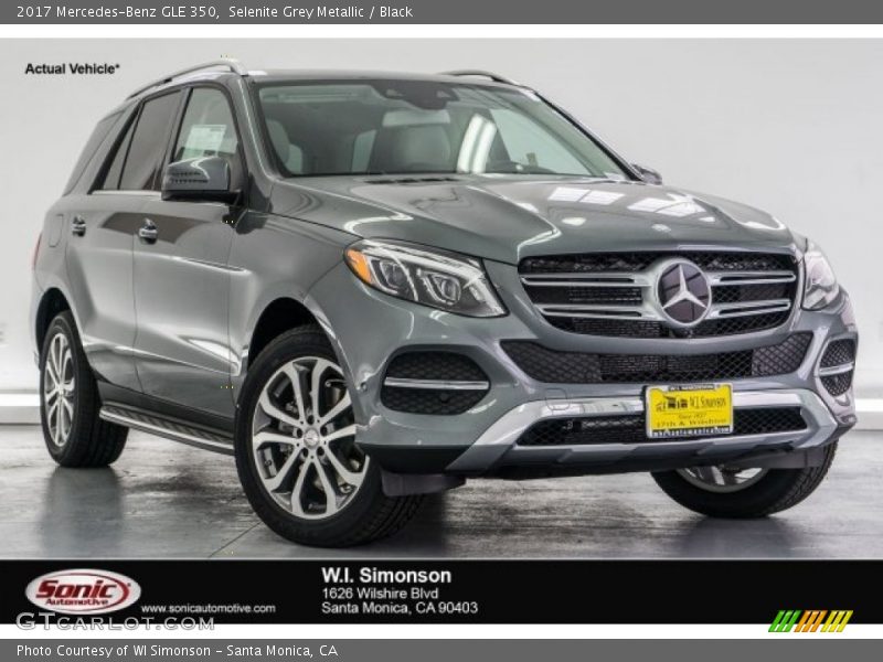 Selenite Grey Metallic / Black 2017 Mercedes-Benz GLE 350