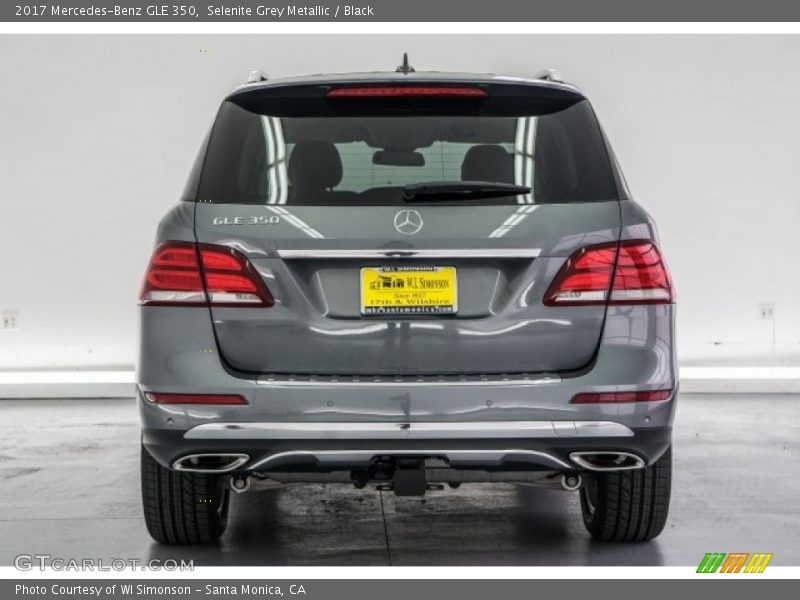 Selenite Grey Metallic / Black 2017 Mercedes-Benz GLE 350