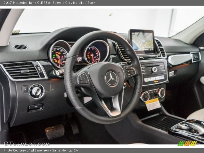 Selenite Grey Metallic / Black 2017 Mercedes-Benz GLE 350