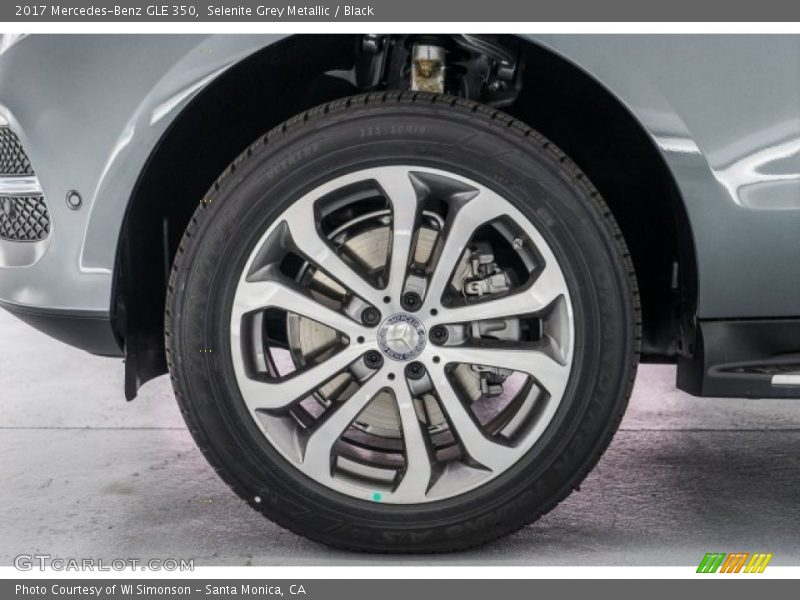 Selenite Grey Metallic / Black 2017 Mercedes-Benz GLE 350