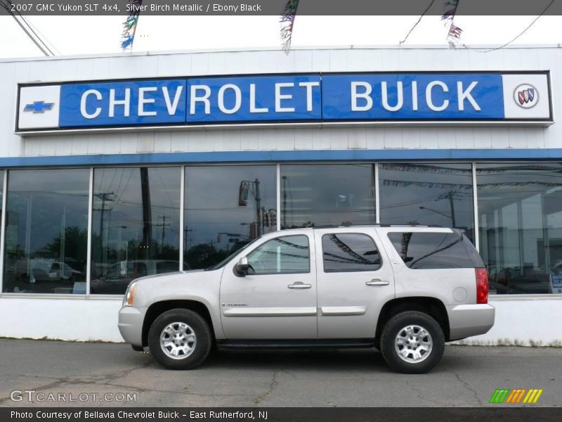 Silver Birch Metallic / Ebony Black 2007 GMC Yukon SLT 4x4