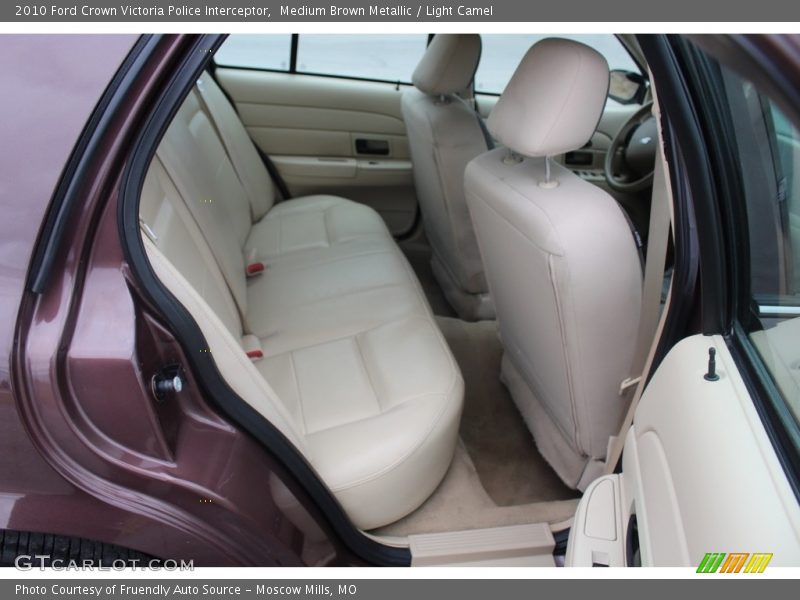 Rear Seat of 2010 Crown Victoria Police Interceptor
