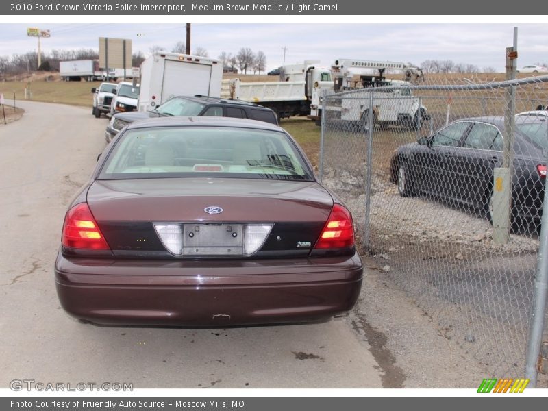 Medium Brown Metallic / Light Camel 2010 Ford Crown Victoria Police Interceptor