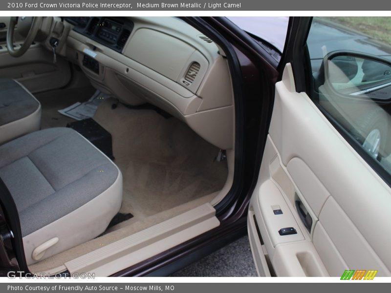 Medium Brown Metallic / Light Camel 2010 Ford Crown Victoria Police Interceptor