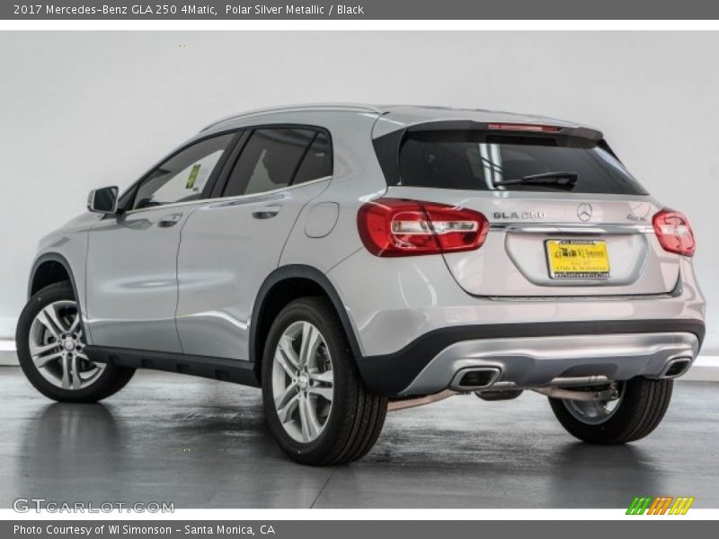 Polar Silver Metallic / Black 2017 Mercedes-Benz GLA 250 4Matic