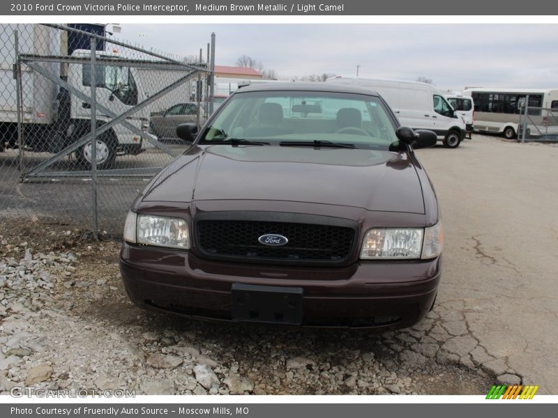 Medium Brown Metallic / Light Camel 2010 Ford Crown Victoria Police Interceptor