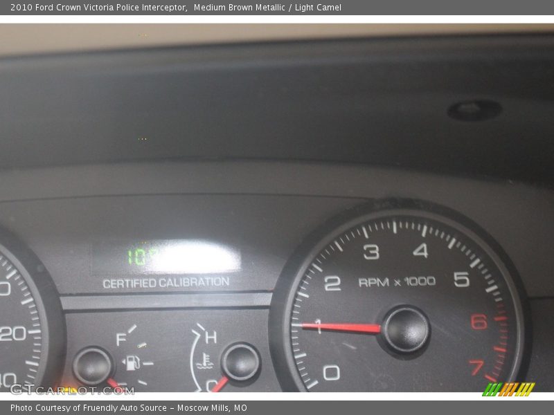 Medium Brown Metallic / Light Camel 2010 Ford Crown Victoria Police Interceptor