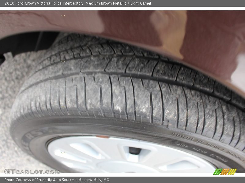 Medium Brown Metallic / Light Camel 2010 Ford Crown Victoria Police Interceptor