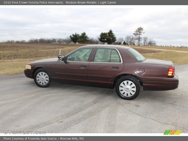 Medium Brown Metallic / Light Camel 2010 Ford Crown Victoria Police Interceptor