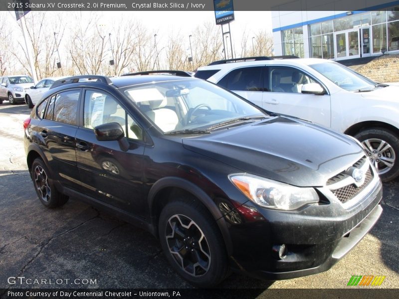 Crystal Black Silica / Ivory 2015 Subaru XV Crosstrek 2.0i Premium