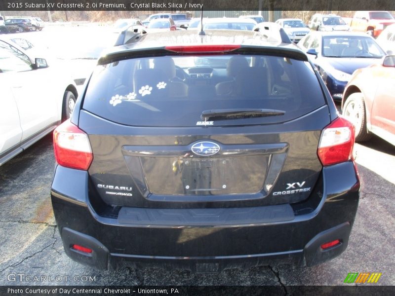 Crystal Black Silica / Ivory 2015 Subaru XV Crosstrek 2.0i Premium