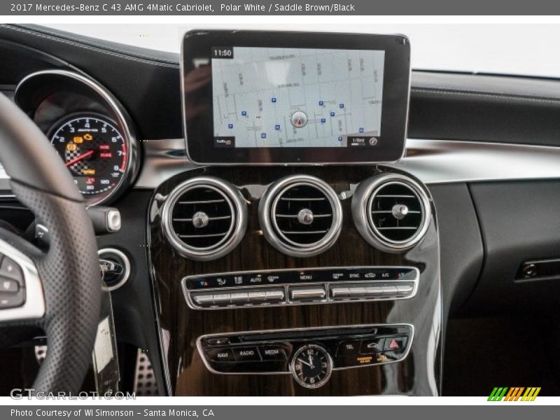 Controls of 2017 C 43 AMG 4Matic Cabriolet