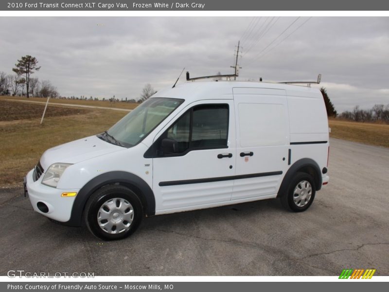 Frozen White / Dark Gray 2010 Ford Transit Connect XLT Cargo Van