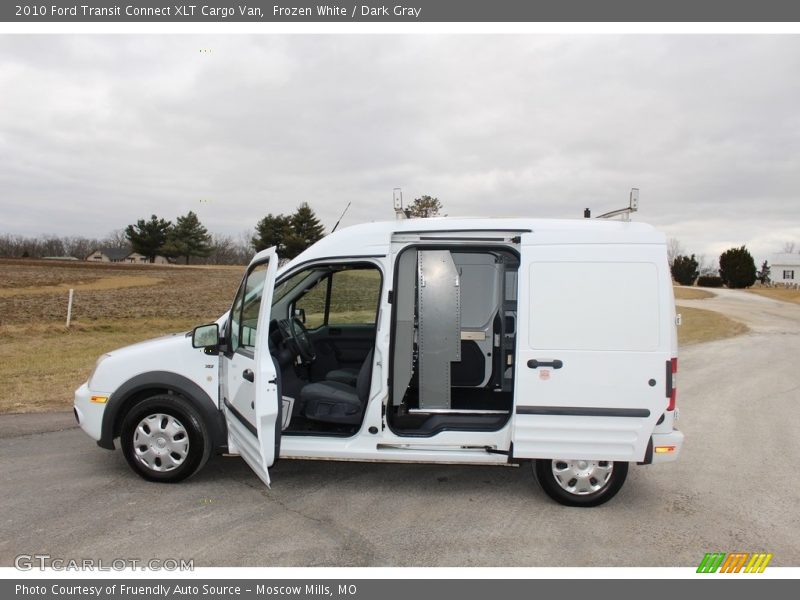 Frozen White / Dark Gray 2010 Ford Transit Connect XLT Cargo Van