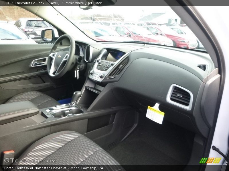 Summit White / Jet Black 2017 Chevrolet Equinox LT AWD