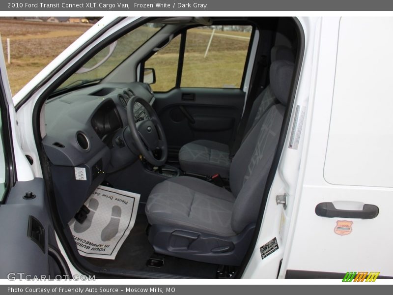 Frozen White / Dark Gray 2010 Ford Transit Connect XLT Cargo Van