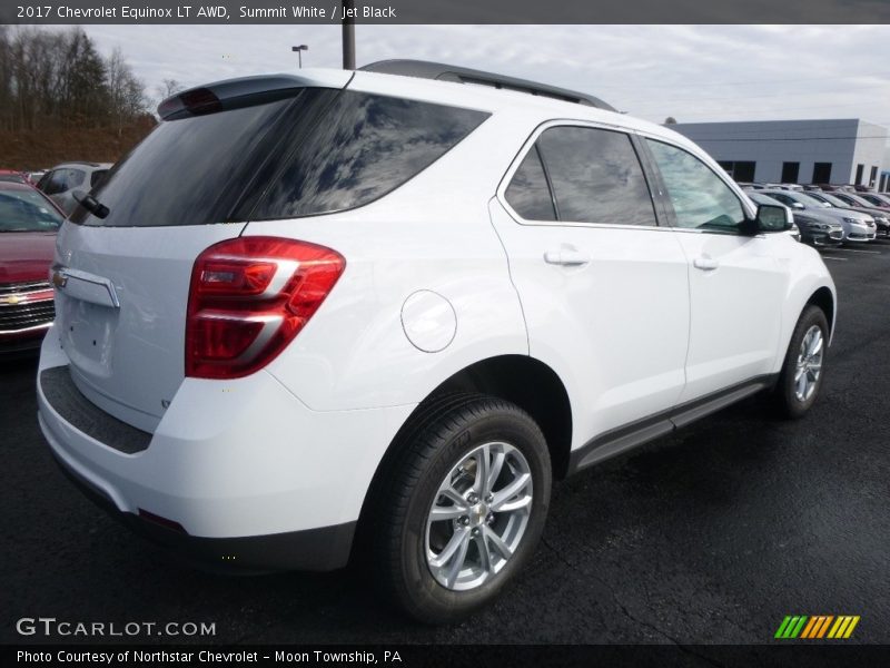 Summit White / Jet Black 2017 Chevrolet Equinox LT AWD